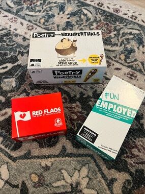 Poetry for Neanderthals Card Game — White Box